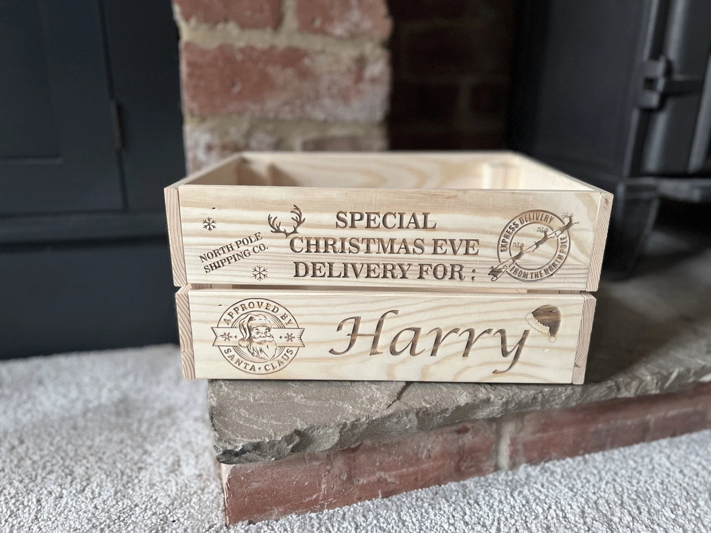 Express Delivery Christmas Eve Crate